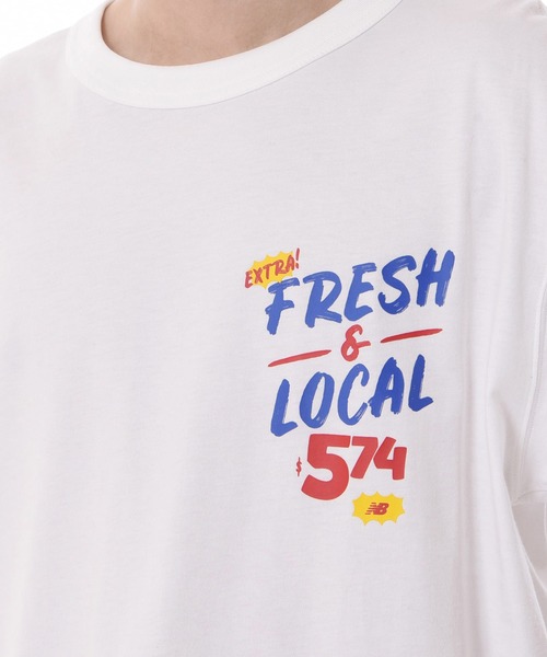 NEW BALANCE(ニューバランス)の「NB Essentials 574 グラフィックショートスリーブTシャツ(Tシャツ/カットソー・メンズ・ブラック/ホワイト・XX-LARGE/SMALL/LARGE/X-LARGE/MEDIUM)」の5枚目の写真