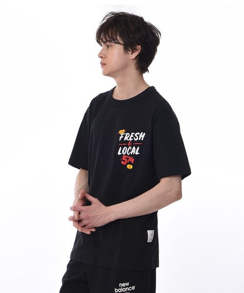 NEW BALANCE(ニューバランス)の「NB Essentials 574 グラフィックショートスリーブTシャツ(Tシャツ/カットソー・メンズ・ブラック/ホワイト・XX-LARGE/SMALL/LARGE/X-LARGE/MEDIUM)」の7枚目の写真