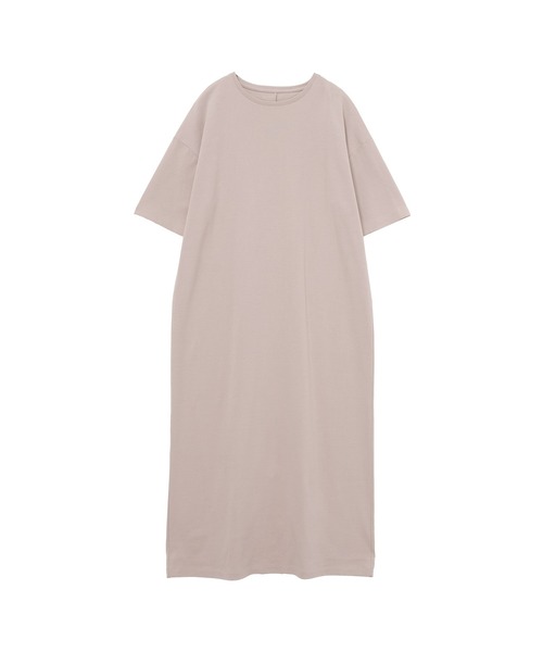 for/c(フォーシー)の「バックスリットTシャツワンピース【サスティナブル】(ワンピース・レディース・グレー/ブラック/ベージュ・LL/M/L)」の4枚目の写真