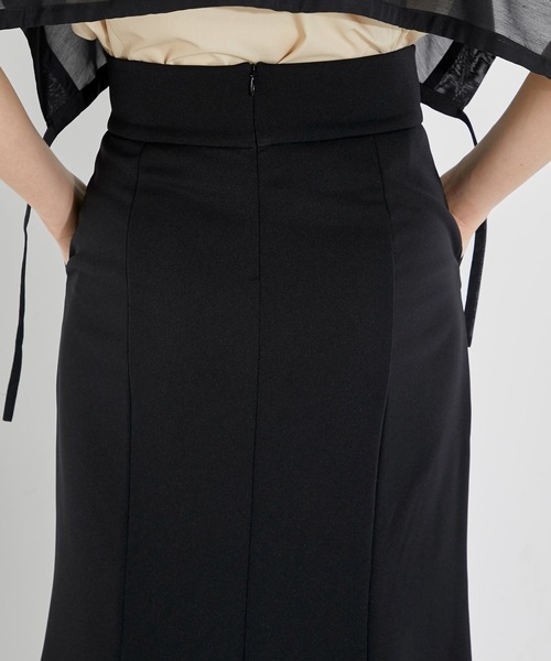 CITY TOKYO(シティトウキョウ)の「メッシュポケットマーメイドスカート(スカート・レディース・ブラック/モカ・1/2)」の12枚目の写真