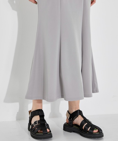 CITY TOKYO(シティトウキョウ)の「メッシュポケットマーメイドスカート(スカート・レディース・ブラック/モカ・1/2)」の21枚目の写真