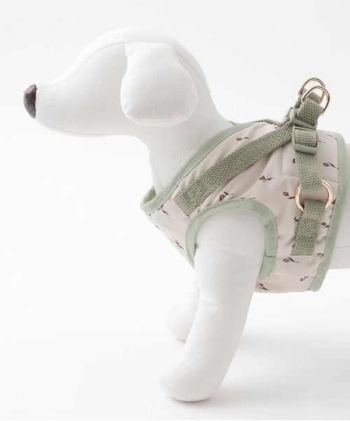 チューリップ柄ハーネス+リードSET セール】チューリップ柄ハーネス+リードSET / 犬服 / ドッグ