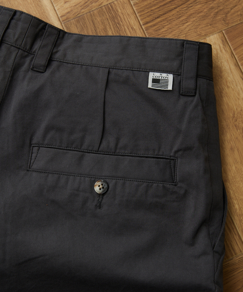 JOURNAL STANDARD relume（ジャーナルスタンダード　レリューム）の「AMERICAN チノワイドスラックス BY SUPIMA USA（チノパンツ・メンズ・ブラックミックス/ライトグレー/ベージュ/グリーン系その他・MEDIUM/LARGE）」の9枚目の写真