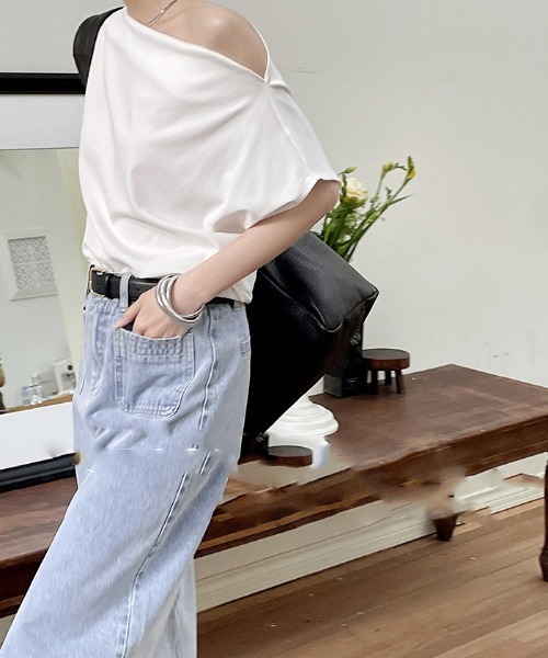 poláura ポローラ ドレープワンショルダートップス ドレープワンショルダードレス – poláura OFFICIAL ONLINE STORE