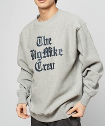 BIG MIKE（ビッグマイク）の「BIG MIKE ビックマイク/ ニューマイククルー 長袖プリント クルースウェット mike crew sweat 102338803（スウェット）」