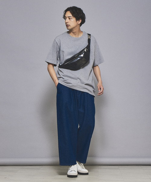 FRUIT OF THE LOOM(フルーツオブザルーム)の「【FRUIT OF THE LOOM】7オンス 天竺 ユニセックス ベーシック ポケット Tシャツ(Tシャツ/カットソー・メンズ・グレー/ホワイト/ブラック・S/XL/XS/L/M)」の16枚目の写真