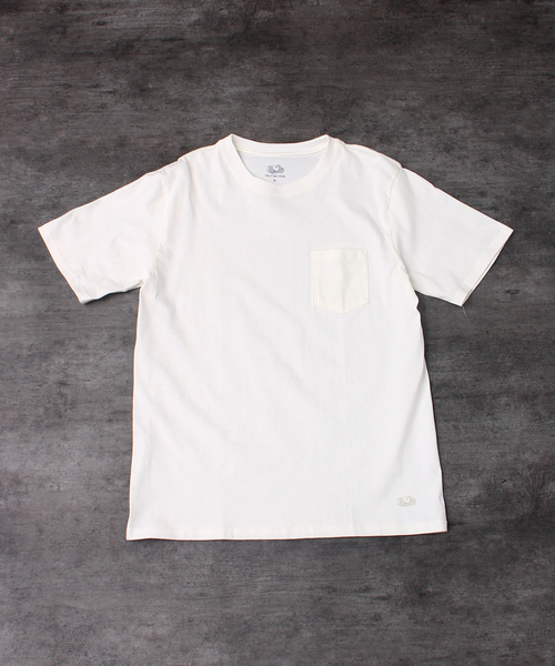 FRUIT OF THE LOOM(フルーツオブザルーム)の「【FRUIT OF THE LOOM】7オンス 天竺 ユニセックス ベーシック ポケット Tシャツ(Tシャツ/カットソー・メンズ・グレー/ホワイト/ブラック・S/XL/XS/L/M)」の15枚目の写真