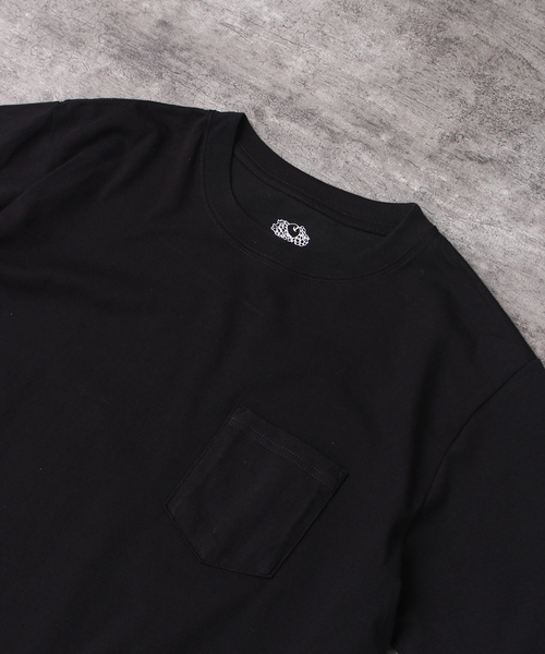 FRUIT OF THE LOOM(フルーツオブザルーム)の「【FRUIT OF THE LOOM】7オンス 天竺 ユニセックス ベーシック ポケット Tシャツ(Tシャツ/カットソー・メンズ・グレー/ホワイト/ブラック・S/XL/XS/L/M)」の11枚目の写真