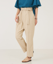 qualite | オックスストレッチベルトパンツ(スラックス)