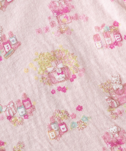 KP(ケーピー)の「日本製/接結ハイネック長袖Tシャツ(100~130cm)(Tシャツ/カットソー・キッズ・ピンク/オフホワイト・100cm/130cm/120cm/110cm)」の6枚目の写真