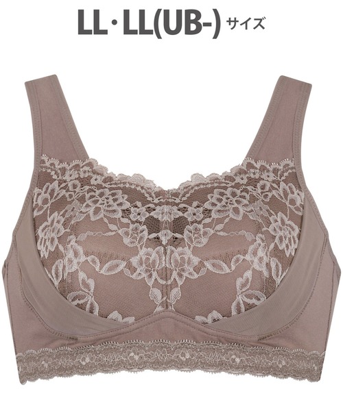 WACOAL（ワコール）の「「ナイトアップブラ」　動画クリエイター nanakoななこさんコラボカラー登場（ナイトブラ・レディース・ブルー/エメラルド/ブラック/オレンジ/ベージュ/ダークブラウン/スモークピンク/レッド/サーモンピンク/グレー/サックスブルー/ピンク・LL/LL(UB-)）」の4枚目の写真