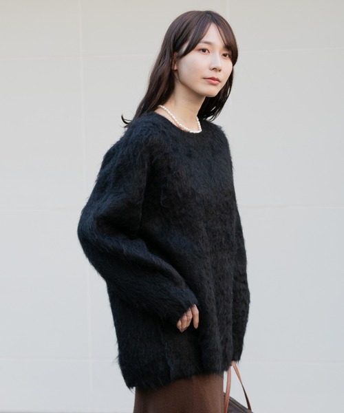 【セール】シャギーニットプルオーバー（ニット/セーター）｜AMERICAN RAG CIE（アメリカンラグシー）