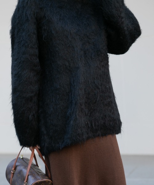 【セール】シャギーニットプルオーバー（ニット/セーター）｜AMERICAN RAG CIE（アメリカンラグシー）