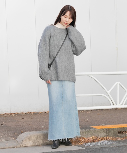 【セール】シャギーニットプルオーバー（ニット/セーター）｜AMERICAN RAG CIE（アメリカンラグシー）