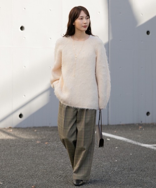 【セール】シャギーニットプルオーバー（ニット/セーター）｜AMERICAN RAG CIE（アメリカンラグシー）