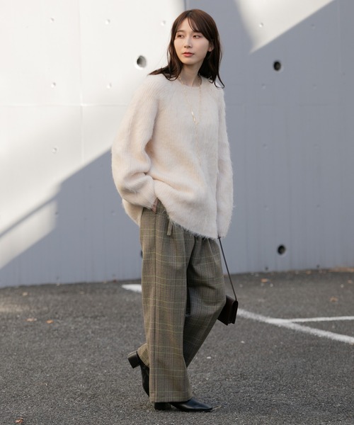 【セール】シャギーニットプルオーバー（ニット/セーター）｜AMERICAN RAG CIE（アメリカンラグシー）