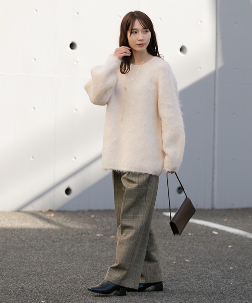 【セール】シャギーニットプルオーバー（ニット/セーター）｜AMERICAN RAG CIE（アメリカンラグシー）