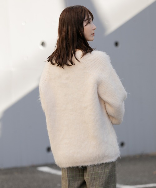 【セール】シャギーニットプルオーバー（ニット/セーター）｜AMERICAN RAG CIE（アメリカンラグシー）
