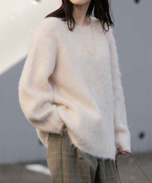 【セール】シャギーニットプルオーバー（ニット/セーター）｜AMERICAN RAG CIE（アメリカンラグシー）