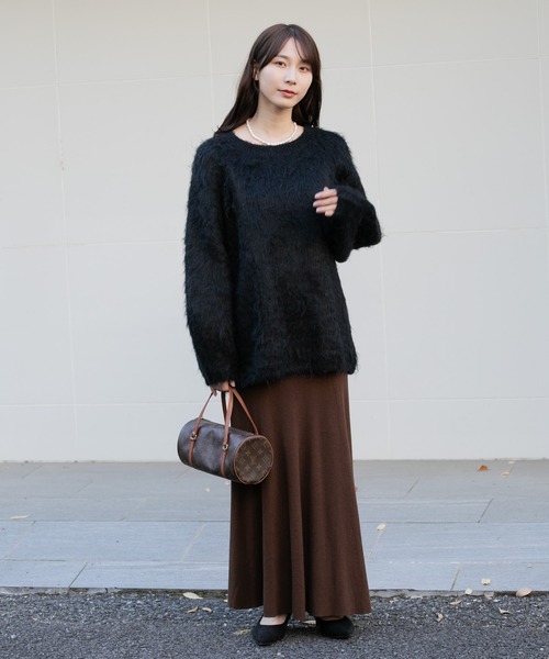 【セール】シャギーニットプルオーバー（ニット/セーター）｜AMERICAN RAG CIE（アメリカンラグシー）