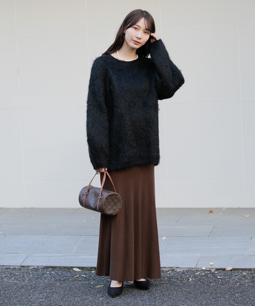 【セール】シャギーニットプルオーバー（ニット/セーター）｜AMERICAN RAG CIE（アメリカンラグシー）