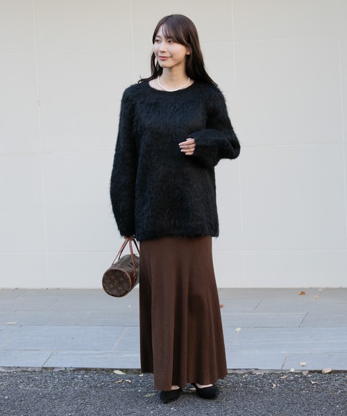 【セール】シャギーニットプルオーバー（ニット/セーター）｜AMERICAN RAG CIE（アメリカンラグシー）