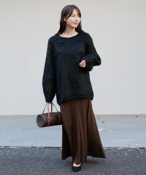 【セール】シャギーニットプルオーバー（ニット/セーター）｜AMERICAN RAG CIE（アメリカンラグシー）