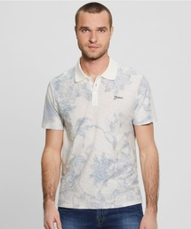 Guess | Eco Linen Foliage Polo(ポロシャツ)
