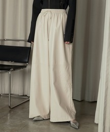 PRANK PROJECT | 【23AUTUMN先行予約商品】フェイクレザーボリュームワイドパンツ / Synthetic Leather Voluminous Wide Pants(その他パンツ)