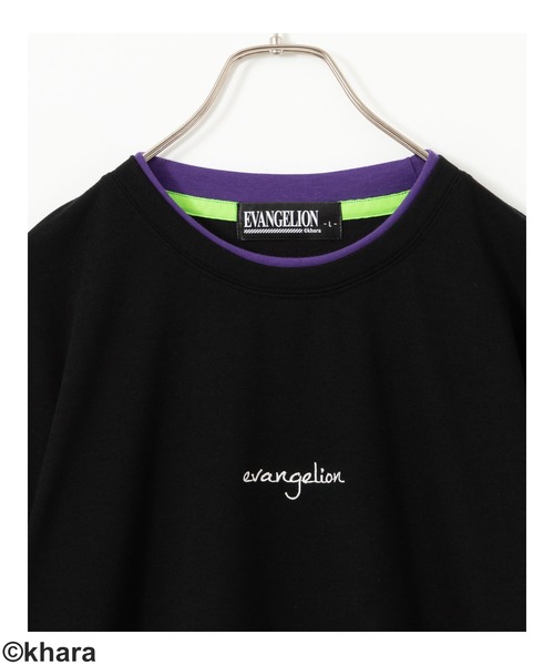 Mac-House（マックハウス）の「EVANGELION エヴァンゲリオン 機体モチーフドルマンTシャツ（Tシャツ/カットソー・メンズ・レッド/ブラック/ネイビー・M/XL/L）」の7枚目の写真