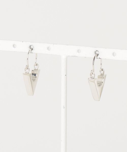 【925 SILVER ACC】中空SANKAKUピアスSV925(OG)（ピアス（両耳用））｜TONE SELECT GOODS（トーンセレクトグッズ）