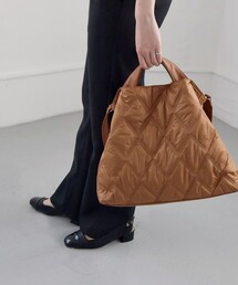 quaranciel: キルティング 2way ショルダー トート バッグ（A4対応）
