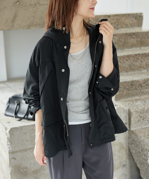 ◆sasa◆美品♡SLOBE IENA【MEYAME】 パーカーコート SLOBE IENA（スローブイエナ）の「【MEYAME / メヤメ】 NYLON MANY