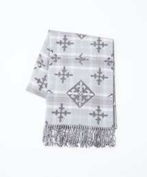 Daily russet | 【リバーシブル】モノグラム チェックストール(ストール/ショール)