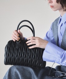 N.（N. Natural Beauty Basic） | 【松井愛莉さん着用】【川津明日香さん着用】◆キルティングボストンバッグ(ビジネスバッグ)