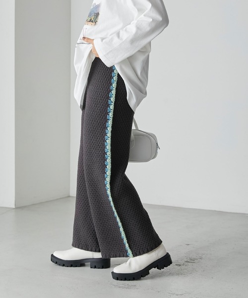 FRAMe WORK クロシェ風ニットパンツ FRAMe WORK クロシェ風ニットパンツ 楽天市場】【SALE／30%OFF