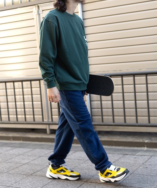 SlashDate(スラッシュデイト)の「ルーズテーパードデニムパンツ/イージーパンツ(デニムパンツ・メンズ・ワンウォッシュ/ライトインディゴブルー/ブルー・M/L/XL)」の7枚目の写真