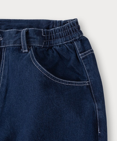 SlashDate(スラッシュデイト)の「ルーズテーパードデニムパンツ/イージーパンツ(デニムパンツ・メンズ・ワンウォッシュ/ライトインディゴブルー/ブルー・M/L/XL)」の5枚目の写真