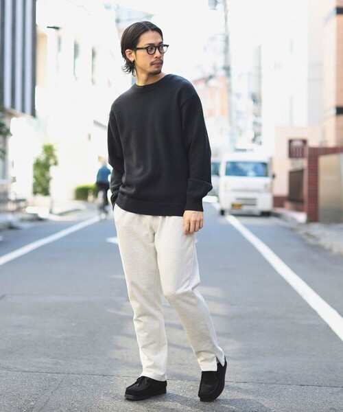 B:MING by BEAMS（ビーミングバイビームス）の「B:MING by BEAMS / 裏毛 ラウンジ イージー パンツ（セットアップ対応）（スウェットパンツ・メンズ・ブラック/シルバー/ブラウン系その他2・LARGE/X-LARGE/MEDIUM/SMALL）」の4枚目の写真