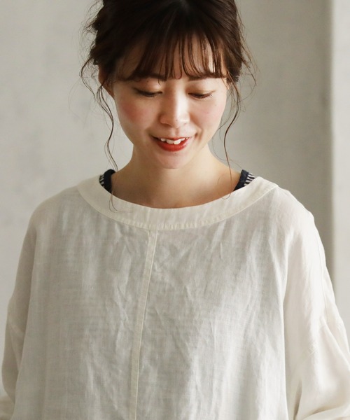 soulberry ソウルベリー コットンリネンのフードワンピース M 完売品 soulberry ソウルベリー コットンリネンのフード