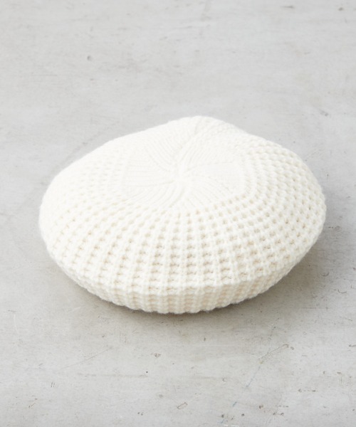 COLONY 2139（コロニートゥーワンスリーナイン）の「ニットベレー（ハンチング/ベレー帽・レディース・ブラック/オフホワイト・FREE）」の4枚目の写真