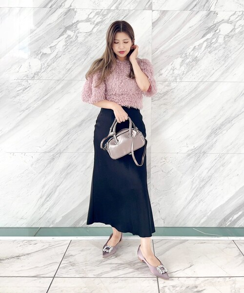 ESPERANZA（エスペランサ）の「ビジュー付きフラットヒールパンプス 結婚式二次会 パーティー（パンプス・レディース・ブルー系2/こしょう色系3/ブラック系2・23.0cm/24.0cm/24.5cm/22.5cm/23.5cm）」の11枚目の写真