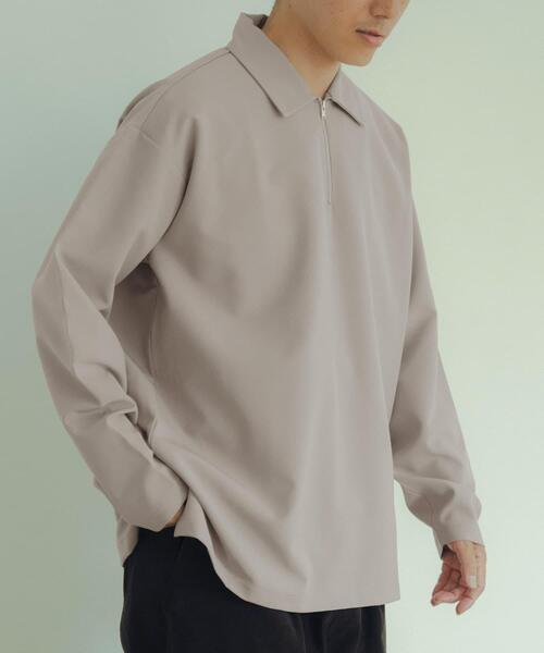 ITEMS URBANRESEARCH(アイテムズ アーバンリサーチ)の「ストレッチ布帛 ハーフジップ長袖シャツ(シャツ/ブラウス・メンズ・ブラック/グリーン/グレー系その他・MEDIUM/LARGE)」の19枚目の写真