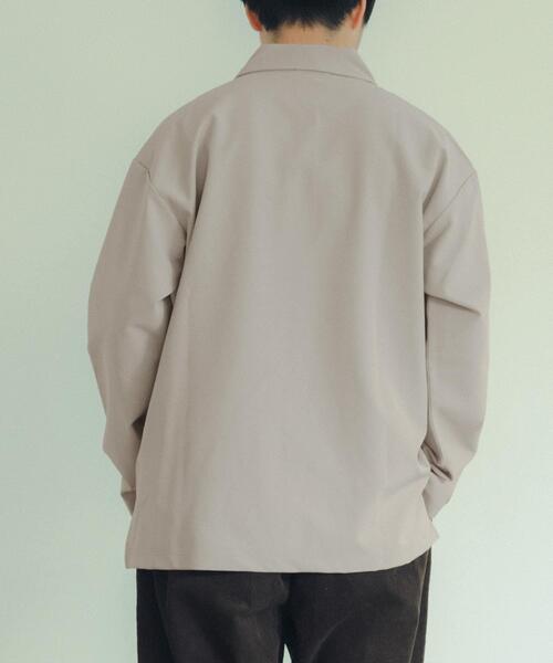 ITEMS URBANRESEARCH(アイテムズ アーバンリサーチ)の「ストレッチ布帛 ハーフジップ長袖シャツ(シャツ/ブラウス・メンズ・ブラック/グリーン/グレー系その他・MEDIUM/LARGE)」の21枚目の写真