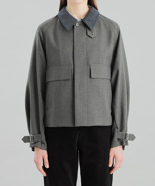 MACKINTOSH PHILOSOPHY（ﾏｯｷﾝﾄｯｼｭ ﾌｨﾛｿﾌｨｰ）の「GREY LABEL 【RUSPER(ラスパー)】ポリエステルサージ（ブルゾン・レディース・チャコールグレー/ブラウン系その他4・6/2）」の11枚目の写真