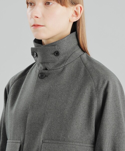 MACKINTOSH PHILOSOPHY（ﾏｯｷﾝﾄｯｼｭ ﾌｨﾛｿﾌｨｰ）の「GREY LABEL 【RUSPER(ラスパー)】ポリエステルサージ（ブルゾン・レディース・チャコールグレー/ブラウン系その他4・6/2）」の14枚目の写真