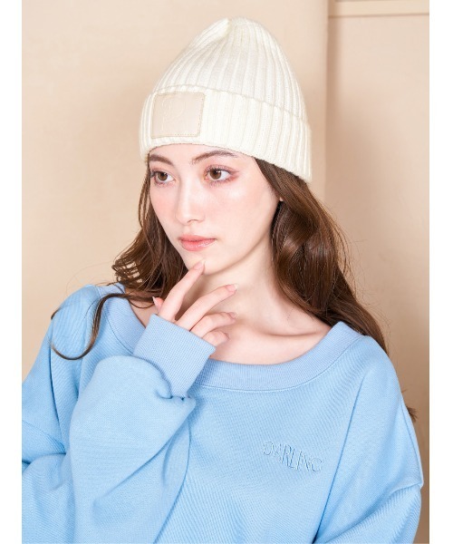 Darich レザータグパッチフライトキャップ Darich レザータグパッチフライトキャップ