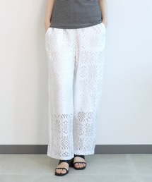 Jines | ブロックレース ワイドパンツ(その他パンツ)