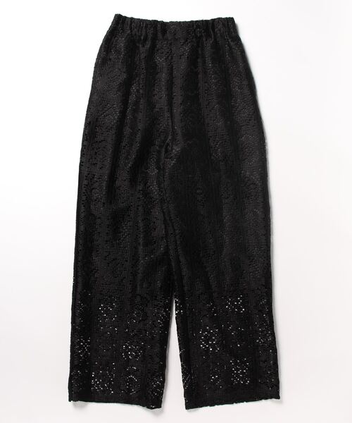 Jines（ジネス）の「ブロックレース ワイドパンツ（その他パンツ・レディース・ブラック/オフホワイト・38）」の16枚目の写真