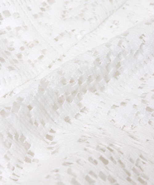 Jines（ジネス）の「ブロックレース ワイドパンツ（その他パンツ・レディース・ブラック/オフホワイト・38）」の12枚目の写真